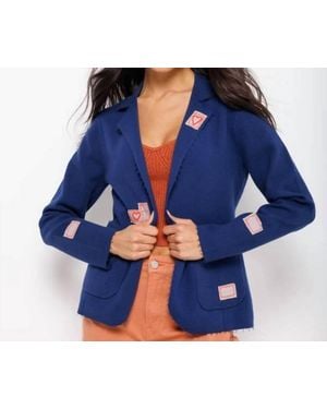 Lisa Todd Summer Blazing Blazer - Blue
