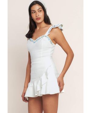 TRUEDAMES Sweetest Moment Woven Skort - White