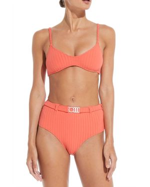 Solid & Striped Rachel Bikini Top And Cora Bikini Bottom Two-Piece - Pink