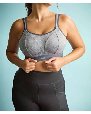 Panache Non-Wire Sports Bra - Gray