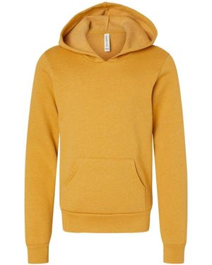 Bella Canvas Youth Sponge Fleece Hoodie - Yellow