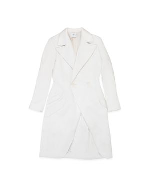 Sos Steve Smith Double Satin Tuxedo Jacket - White