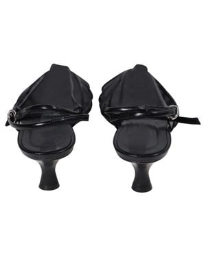 Aeyde Rhonda Kitten-Heel Sandals - Black