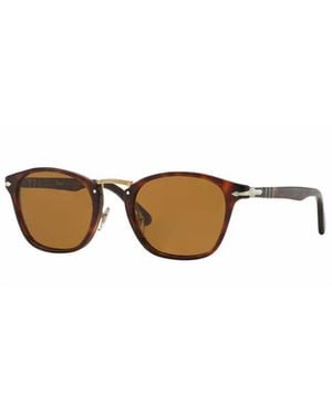 Persol 0Po3110S 24/57 51Mm Plastic Phantos Polarized Sunglasses - Black