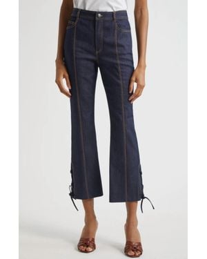 Cinq À Sept Lace Up Shannon Pants - Blue