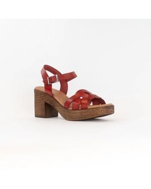 Eric Michael Uma Sandal - Red