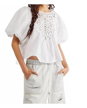 Free People Bardot Top - White
