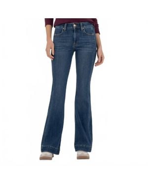 Kut From The Kloth Natalie Bootcut Side Inset Jeans - Blue