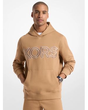 Michael Kors Outlet Logo Cotton Hoodie - Blue
