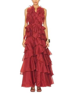 Linda Charm Maxi Dress - Red