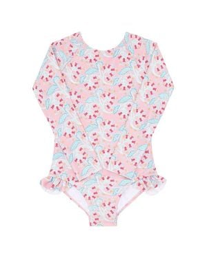 Minnow Rashguard One-Piece - White