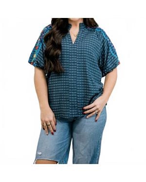 Layerz Clothing Havannah Top - Blue