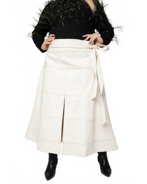 Tanya Taylor Hudson Midi Skirt - Black