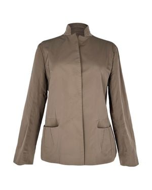 Jil Sander Hidden-Buttoned Blazer With Pockets - Brown