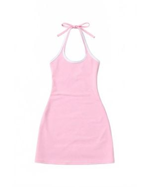 Theme Girls Mackenzie Halter Mini Dress - Pink