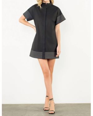 Thml Nikole Button Down Dress - Black
