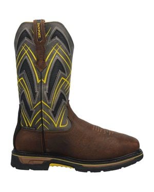 Dan Post Metatarsal-Guard Eh Waterproof Cyclone Work Boot With Comp-Toe - Brown