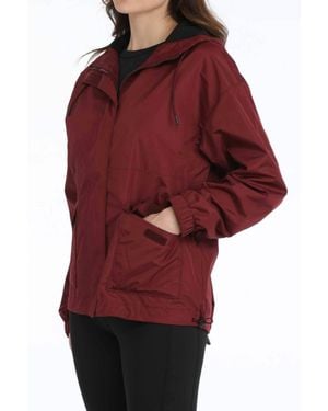 Cinch Rain Jacket - Red