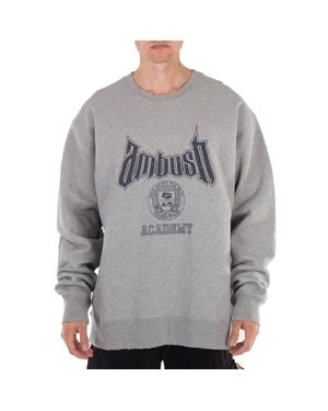 Ambush Academy Crewneck Sweatshirt - Gray