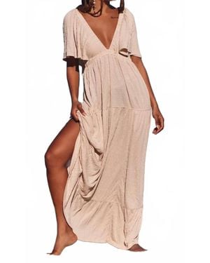 Free People La La Maxi Dress - Natural