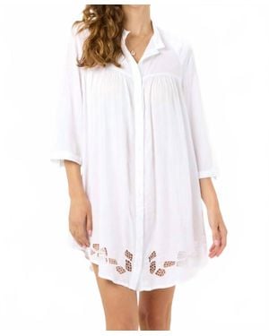 Tiare Hawaii Binni Mini Dress - White