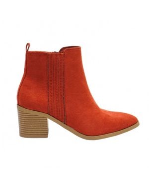 Sun & Stone Asterr Ankle Boots - Red