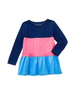 Duffield Lane Girl's Callie Tunic Fall Top - Blue