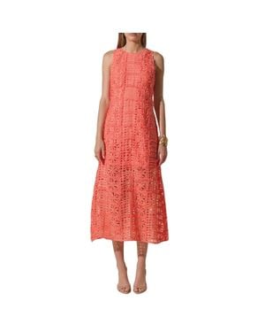 Endless Rose Iris Textured Sleeveless Maxi Dress