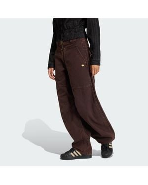 adidas Canvas Loose Pants - Black