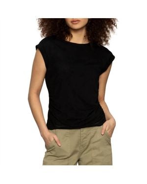 Sanctuary Charisma Dolman Mesh Tee - Black