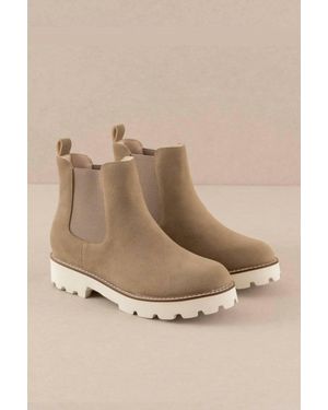 Oasis Society Gianna Chunky Sole Chelsea Boot - Natural