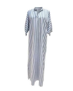 Adrienne Blakely Ten Stripe Dress - Blue