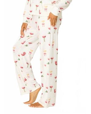 Pj Salvage Lets Get Toasty Pant - White