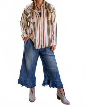 Jaded Gypsy Southwest Sunset Jacket - Blue