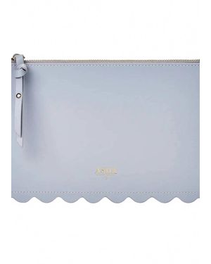 Asha Scallop Pouch - Blue