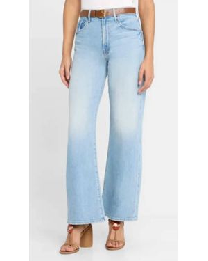 Mother Lil Lasso Sneak Jeans - Blue