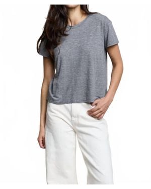 PERFECTWHITETEE Harley Boxy Crew Top - Gray