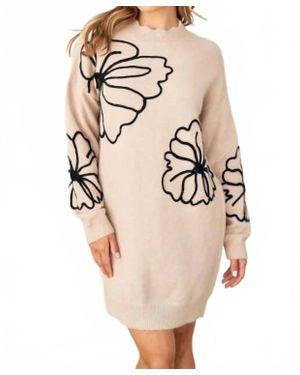 Hailey & Co Remember Who I Was Sweater Dress - Natural