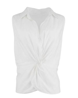 Kut From The Kloth Sara Sleeveless Twist Top - White