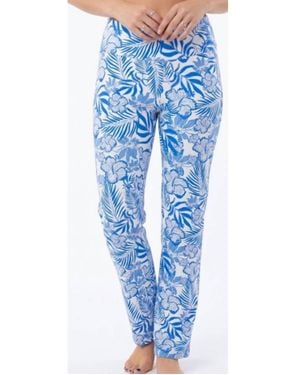Lulu-B Colorful Palazzo Pants - Blue