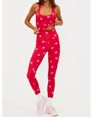 Beach Riot Piper Legging - Red