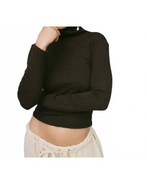 Gil Rodriguez Turtleneck Long Sleeve Bellevue Tee - Green