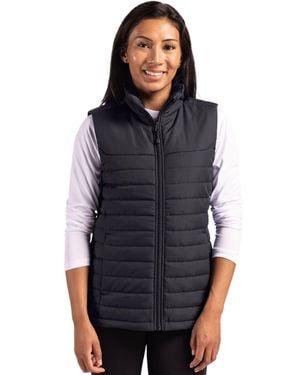 Clique Elevation Eco Full Zip Puffer Vest - Blue