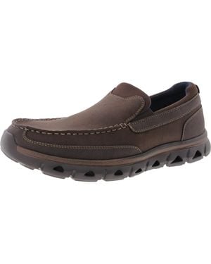 Dockers Corban Padded Insole Faux Leather Loafers - Brown