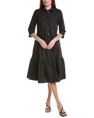 Masai Solid Midi Dress - Black