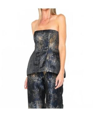 JBQ Noa Strapless Top - Blue
