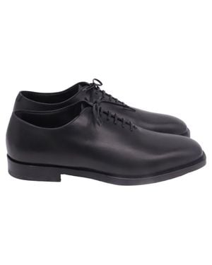 Ferragamo Ferragamo Angiolo Lace-Up Oxford Shoes - Black