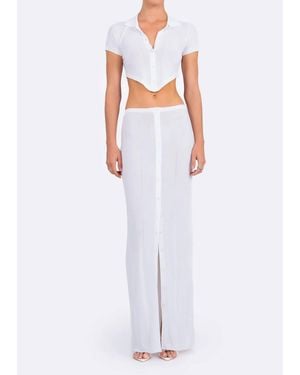 NonChalant Label Carolina Skirt - White