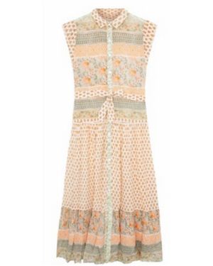 MAISON HOTEL Cris Button Down Dress - Natural