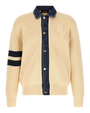 DSquared² Mix D2 Cardigan - Natural